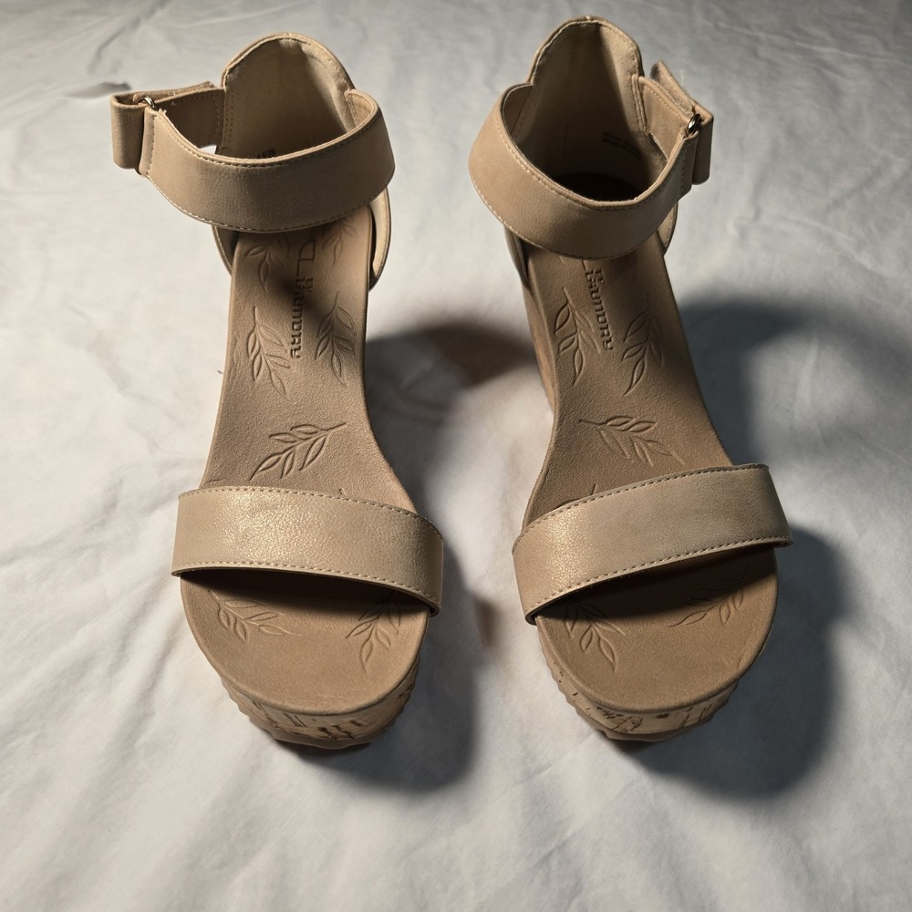 CL by Chinese Laundry Shoes Women's Kaya Wedge Sandal Size 8.5 NWOB - Picture 2 of 10